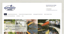 Desktop Screenshot of butterfly-world-iow.co.uk